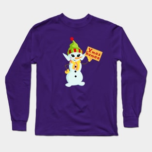 Alien Xmas Long Sleeve T-Shirt